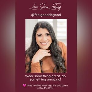 @Feelgooddogood is Live! Live Show Listing Like to be Notified When I Go Live
